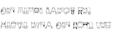 Animals Doodle by Apiwat Type — Dingbats Font — thumbnail 8
