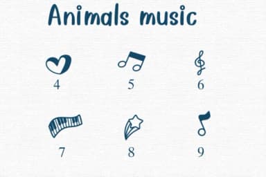 Animals Music by Nongyao — Dingbats Font — thumbnail 4