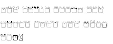 Animals Note by danita.kukkai — Dingbats Font — thumbnail 7