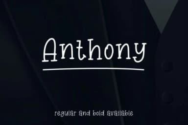 Anthony by Mightyfire — Slab Serif Font — thumbnail 1