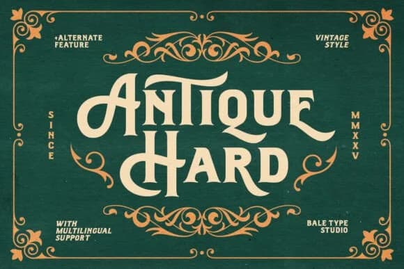 Antique Hard by baletype — Slab Serif Font