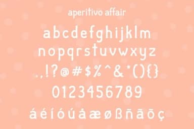 Aperitivo Affair by Emily Ann Hill Type — Slab Serif Font — thumbnail 2