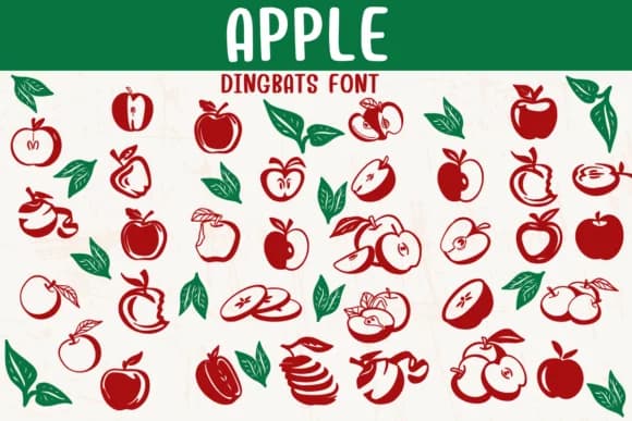 Apple by Sontaya — Dingbats Font