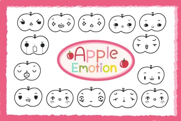 Apple Emotion by Foam-Design Store — Dingbats Font
