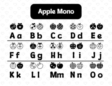 Apple Mono by Distiny4919 — Dingbats Font — thumbnail 2