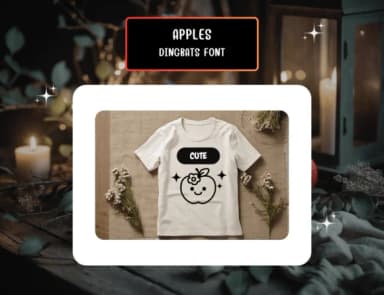 Apples by Distiny4919 — Dingbats Font — thumbnail 6