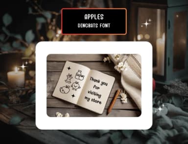 Apples by Distiny4919 — Dingbats Font — thumbnail 8
