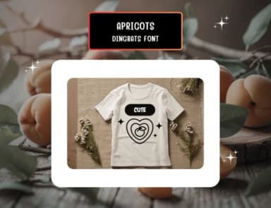 Apricots by Distiny4919 — Dingbats Font — thumbnail 6