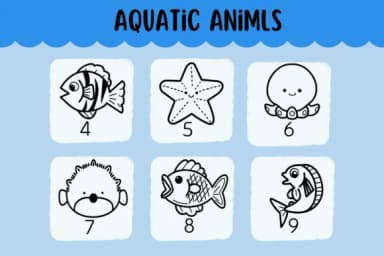 Aquatic Animls by Natchuta — Dingbats Font — thumbnail 4
