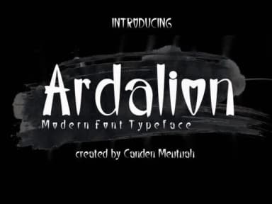 Ardalion by Canden Meutuah — Slab Serif Font — thumbnail 1
