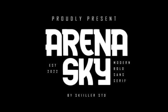 Arena Sky by Skiiller Studio — Slab Serif Font