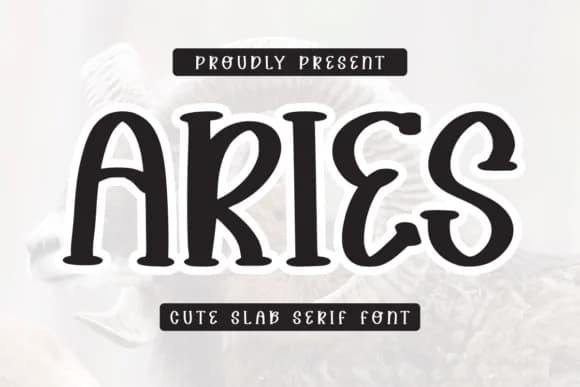 Aries by CraftedType Studio — Slab Serif Font