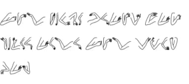 Arm Doodle by Chonada — Dingbats Font — thumbnail 8