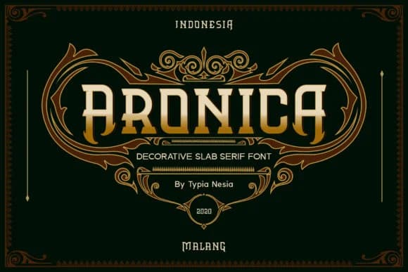 Aronica by Typia Nesia — Slab Serif Font