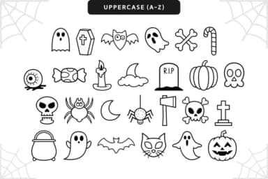 Around Halloween by Situjuh — Dingbats Font — thumbnail 5