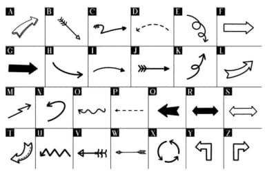 Arrow by Fox7 — Dingbats Font — thumbnail 2