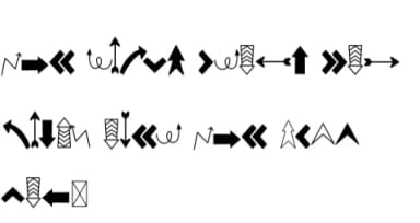 Arrow by danita.kukkai — Dingbats Font — thumbnail 5
