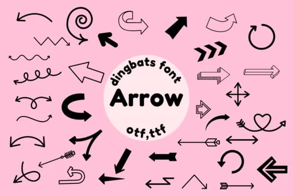 Arrow by Nun Sukhwan — Dingbats Font