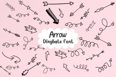 Arrow by Nongyao — Dingbats Font — thumbnail 1