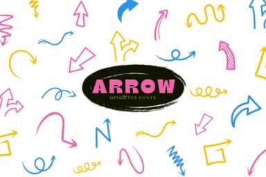 Arrow by Suphitchaya — Dingbats Font — thumbnail 1