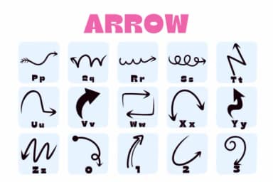 Arrow by Suphitchaya — Dingbats Font — thumbnail 3