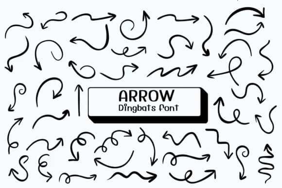 Arrow by Ketsarin — Dingbats Font