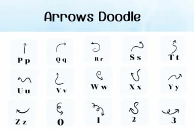 Arrow by Ketsarin — Dingbats Font — thumbnail 3