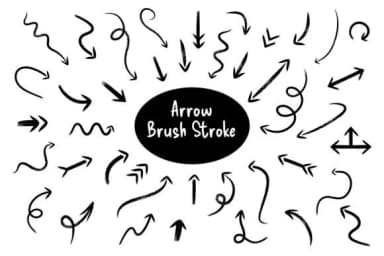 Arrow Brush by LudraDesign — Dingbats Font — thumbnail 1