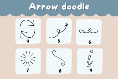 Arrow Doodle by Natchuta — Dingbats Font — thumbnail 4