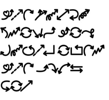 Arrow Doodle by Chonada — Dingbats Font — thumbnail 8