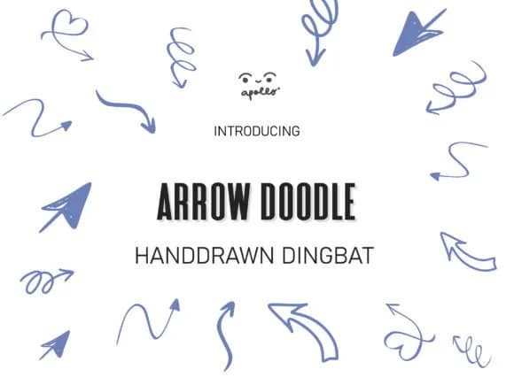 Arrow Doodle by Apollo no.64 — Dingbats Font