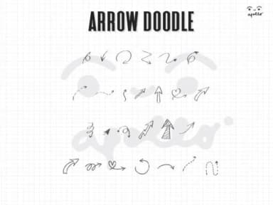 Arrow Doodle by Apollo no.64 — Dingbats Font — thumbnail 2