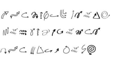 Arrow Doodle by Apollo no.64 — Dingbats Font — thumbnail 6