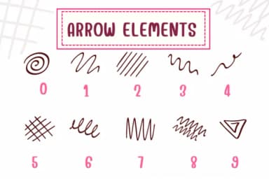 Arrow Elements by PraewDesigns — Dingbats Font — thumbnail 4