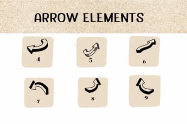 Arrow Elements by Ketsarin — Dingbats Font — thumbnail 4