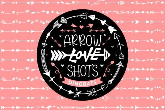 Arrow Love Shots by Creative Fabrica Fonts — Dingbats Font