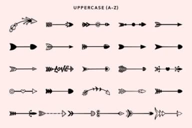 Arrow Love Shots by Creative Fabrica Fonts — Dingbats Font — thumbnail 2