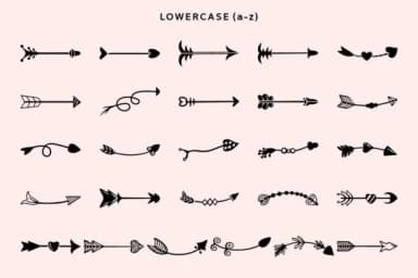 Arrow Love Shots by Creative Fabrica Fonts — Dingbats Font — thumbnail 3
