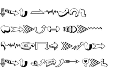 Arrow Sign by Chonada — Dingbats Font — thumbnail 8