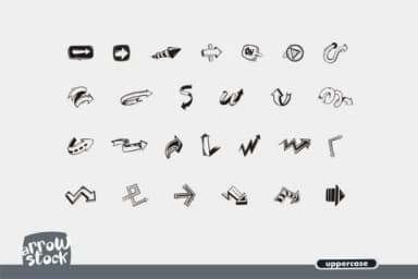 Arrow Stock by onoborgol — Dingbats Font — thumbnail 2