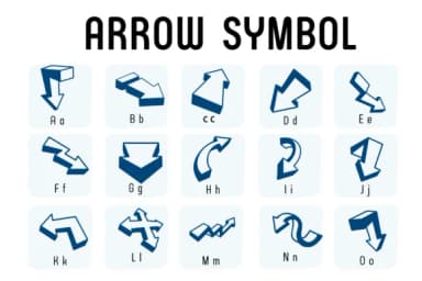 Arrow Symbol by Chada Art — Dingbats Font — thumbnail 3