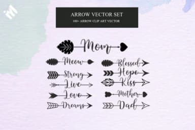 Arrows by iyhulmonsta — Dingbats Font — thumbnail 4