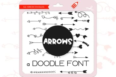 Arrows Dingbats by WADLEN — Dingbats Font — thumbnail 1