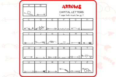 Arrows Dingbats by WADLEN — Dingbats Font — thumbnail 2