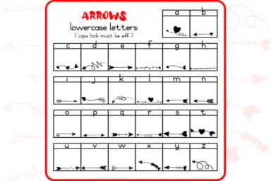 Arrows Dingbats by WADLEN — Dingbats Font — thumbnail 3
