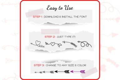 Arrows Dingbats by WADLEN — Dingbats Font — thumbnail 4