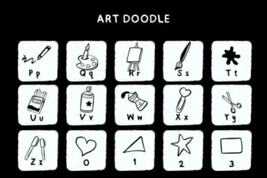Art Doodle by Bee piyanuch — Dingbats Font — thumbnail 3
