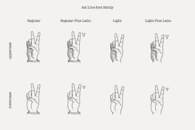 ASL Line by Kaer_cf — Dingbats Font — thumbnail 3