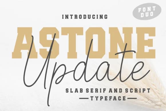 Astone Update by Andrian Dehasta — Slab Serif Font
