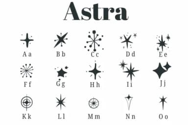 Astra by Suphitchaya — Dingbats Font — thumbnail 2